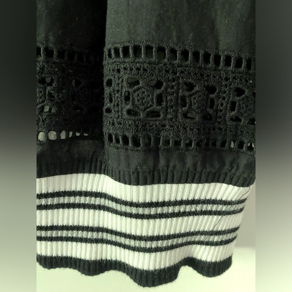 MOBACO COTTONS Lace Bomber Jacket Large - Picture 3 of 4